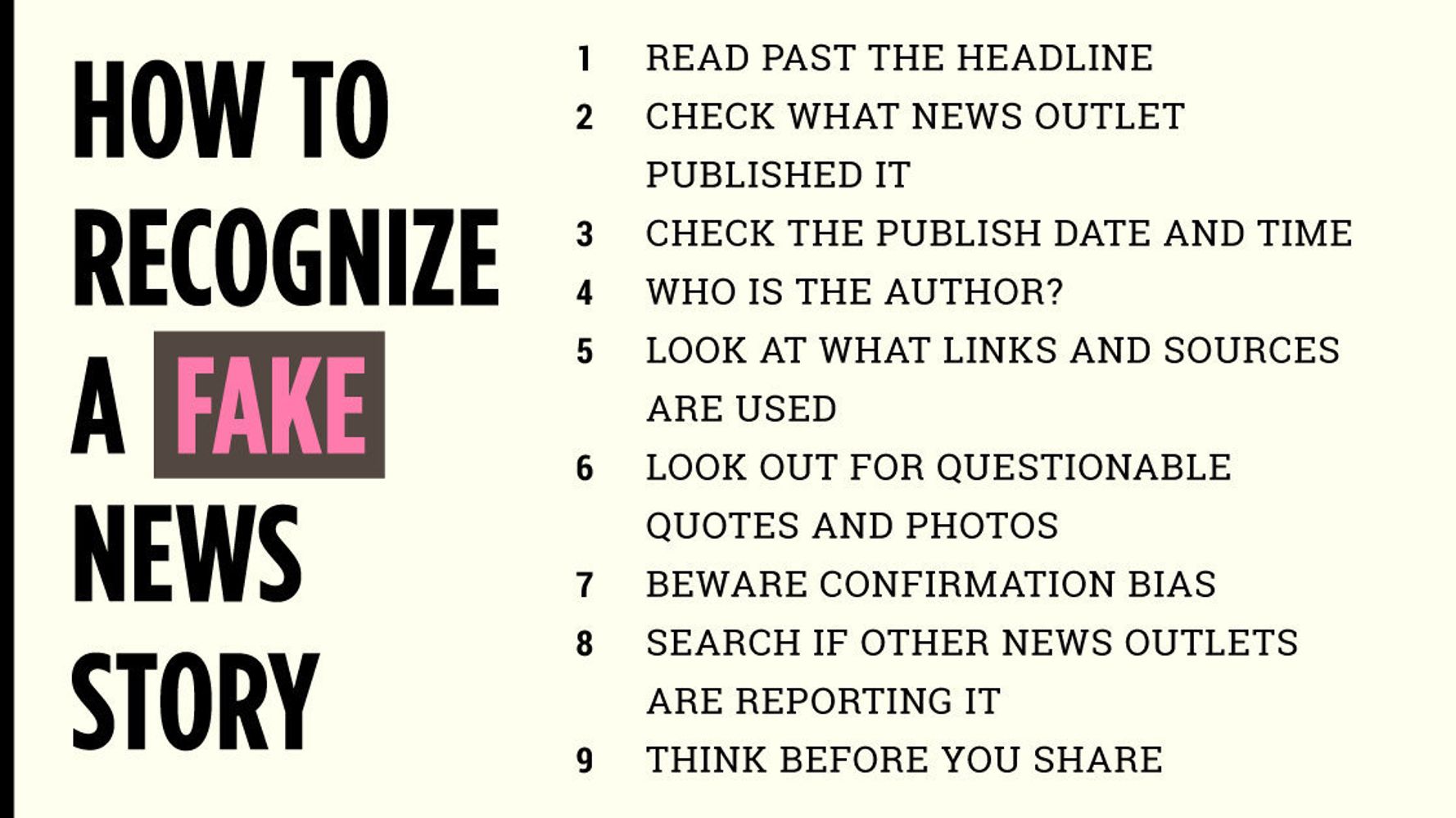 How to stand out in an era of fake news stories underlined